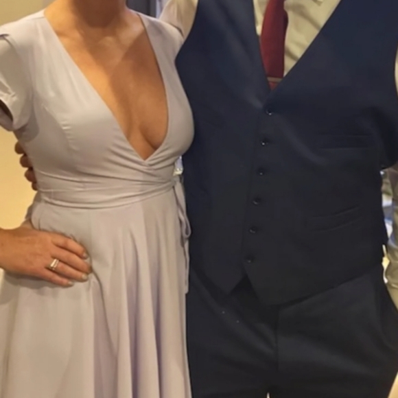 Lulus French Lavender Countryside High Low Dress Size Large - Picture 2 of 4